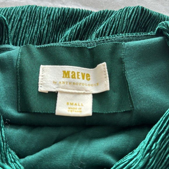 Anthropologie Maeve Velvet Midi Dress - Picture 5 of 6